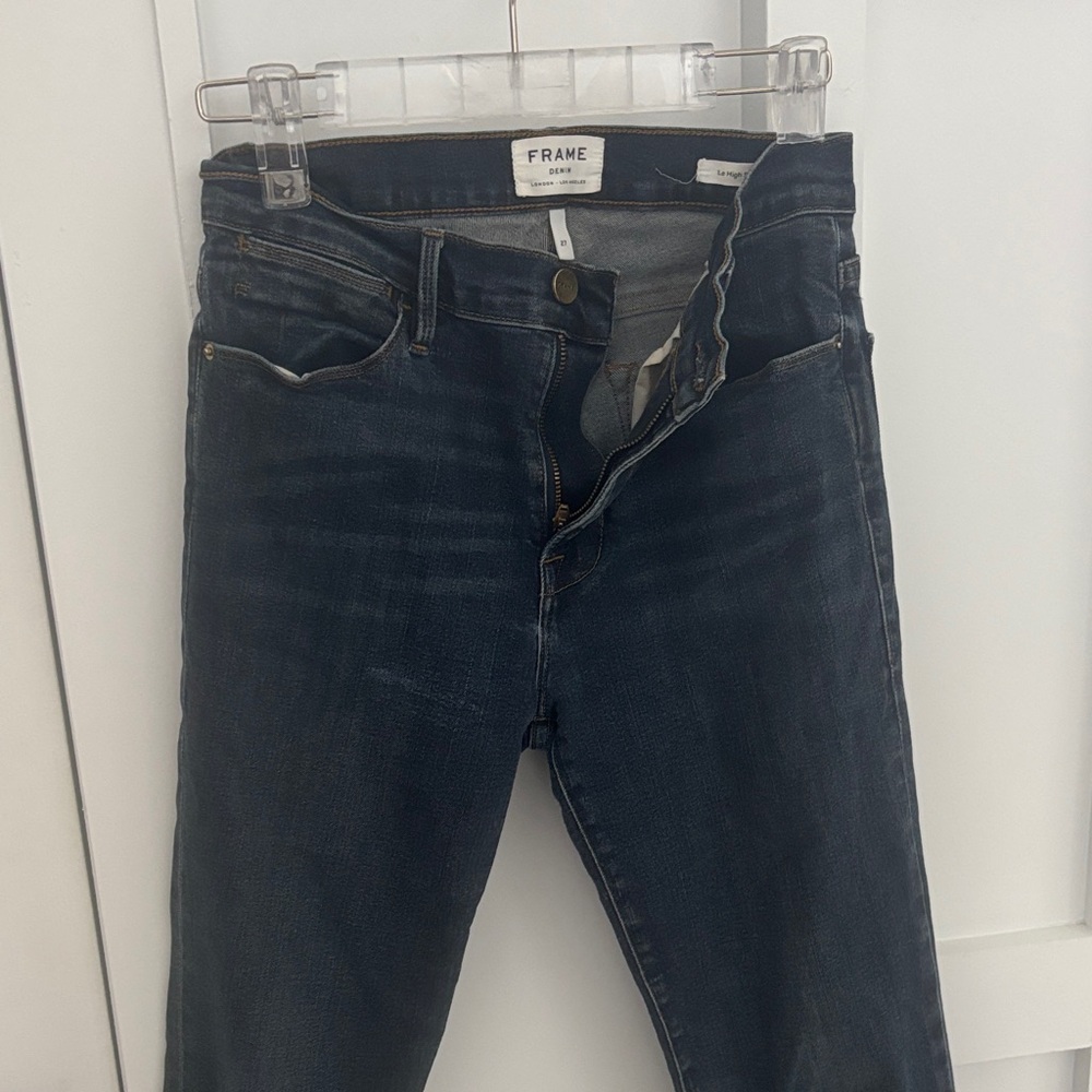 Frame Denim Women's Deep Indigo Skinny Jeans